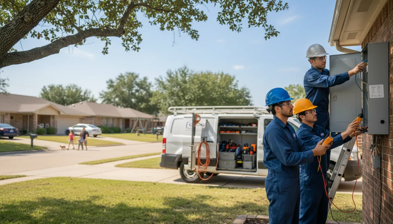 Certified electrician providing emergency electrical services in Millerton, OK